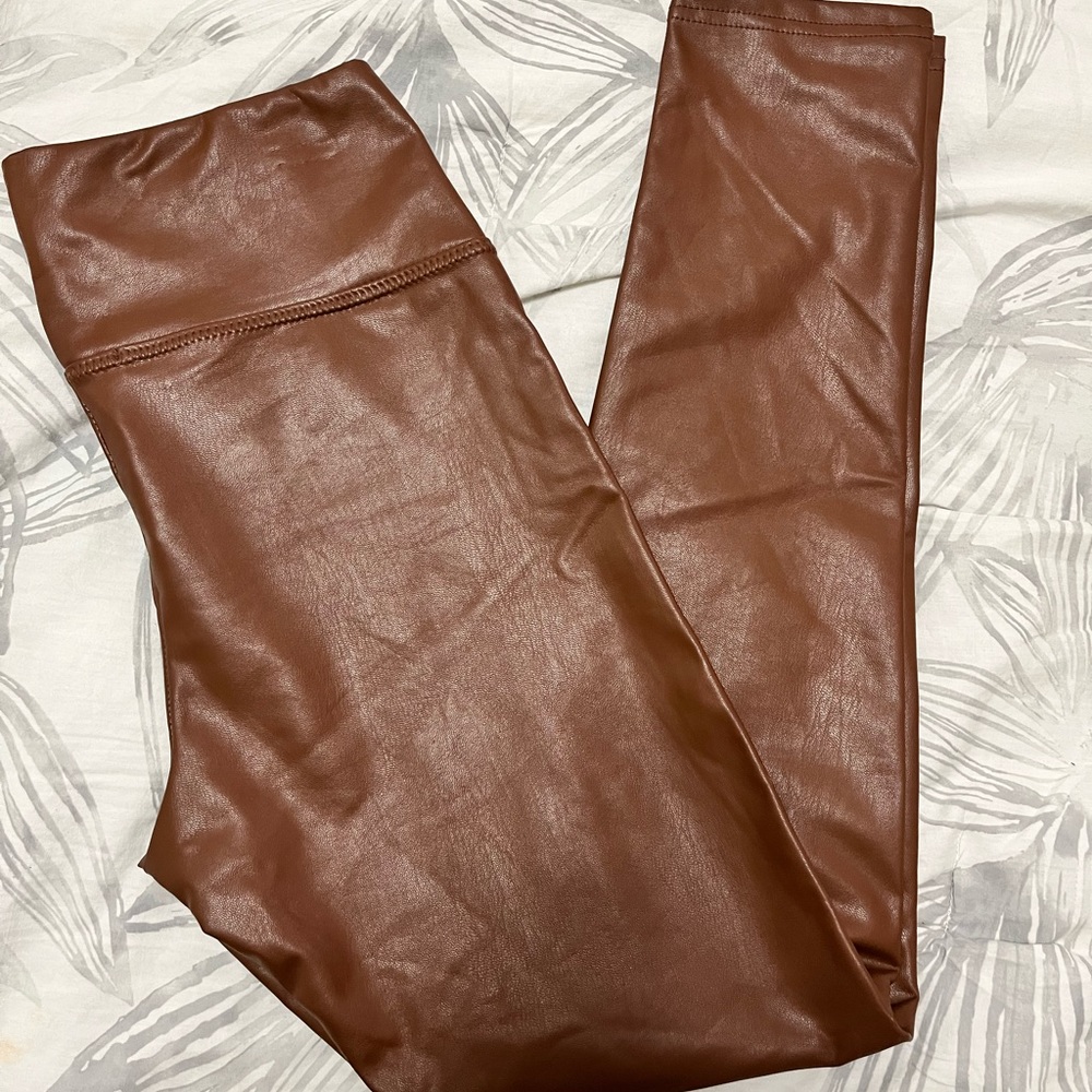faux leather leggings